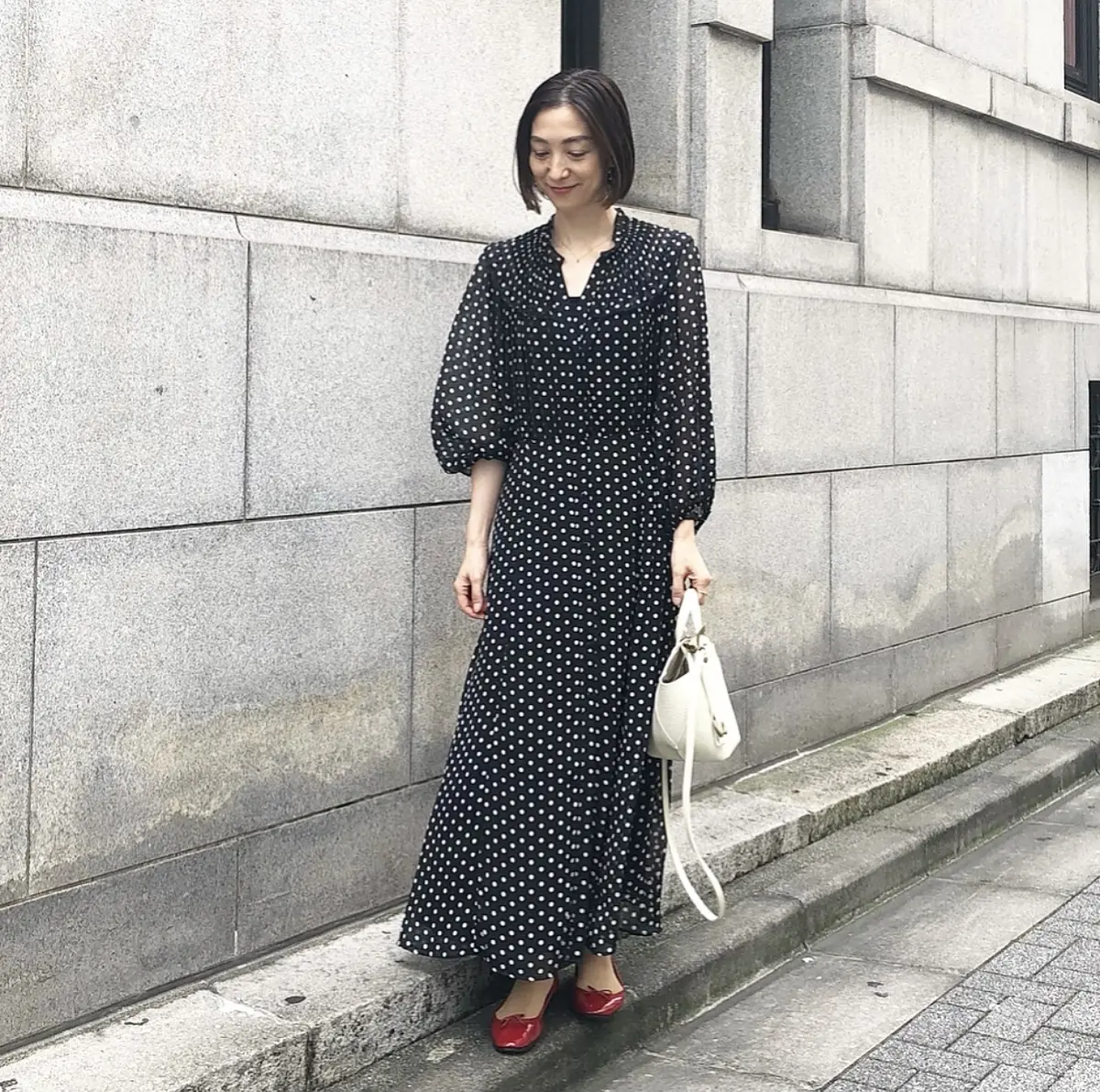 50代フラット靴