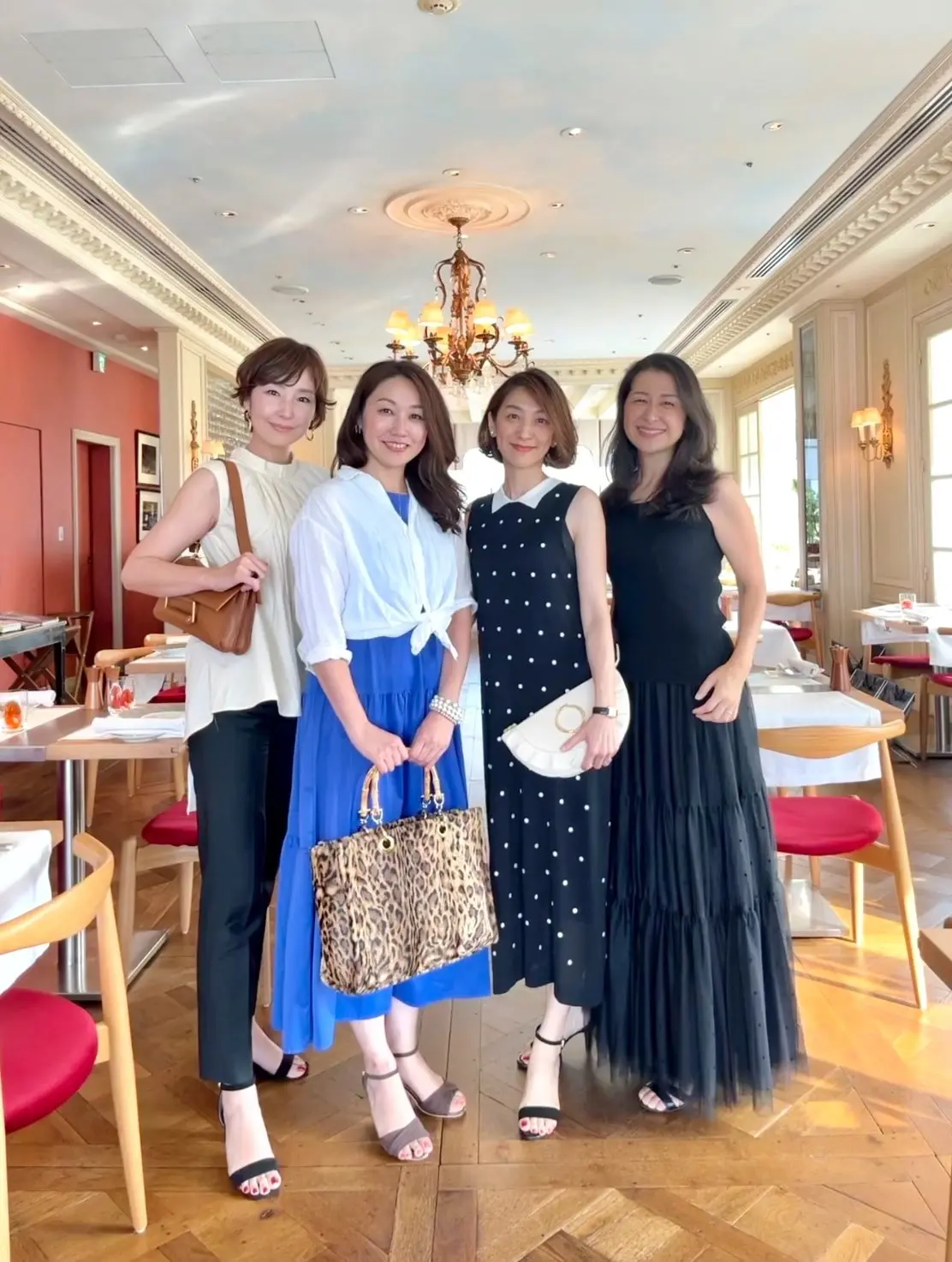 表参道にあるビストロ「BENOIT（ブノワ）」での記念写真