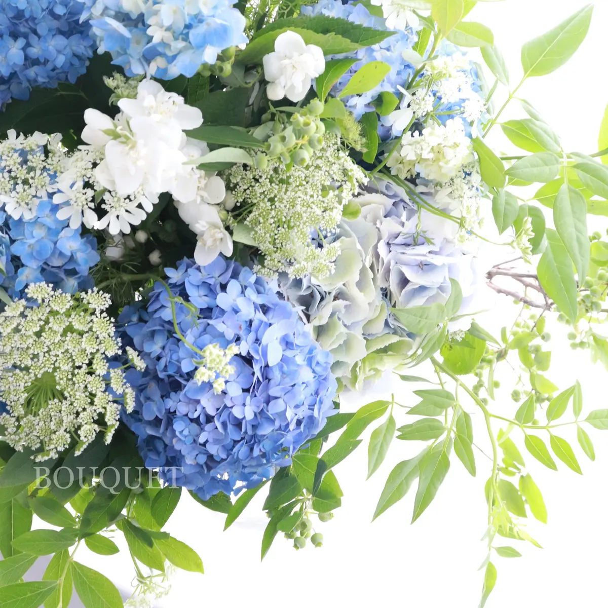 紫陽花のブーケ　アジサイ　アジサイの花束