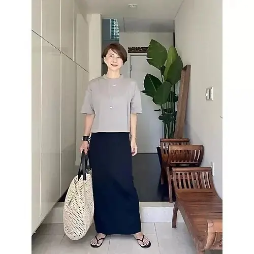 【50代 コーディネート】気温38℃に迫の画像_5