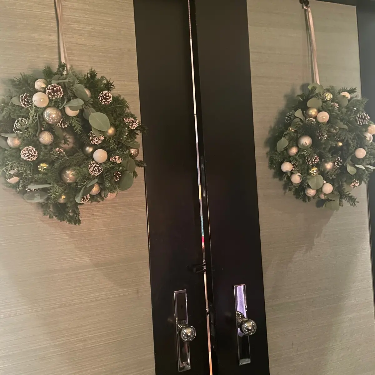 パーク ハイアット 東京のクリスマスケーキ試食会場入り口