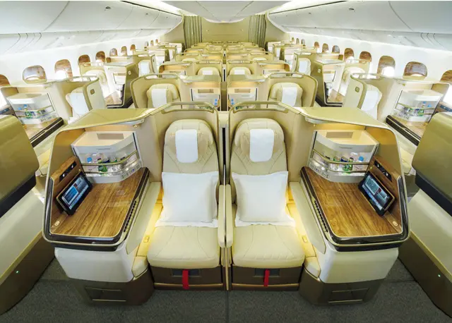 より広々とした空間をゆったりと占有できる新装ビジネスクラス