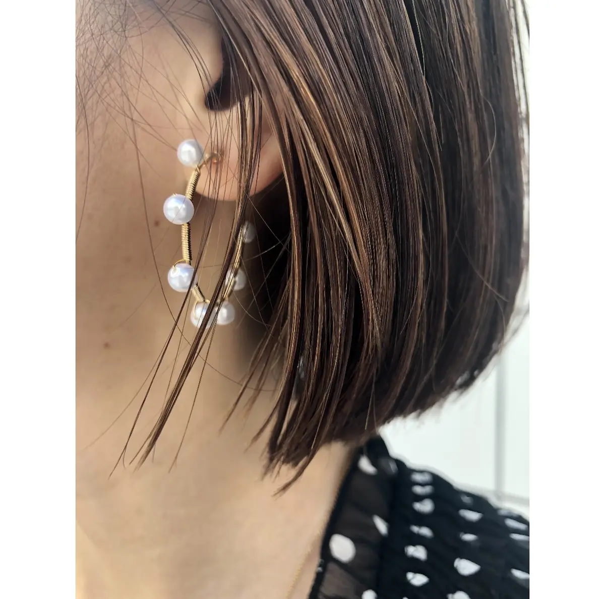 ショートボブ＆水玉で華組銀座ランチ♩の画像_4