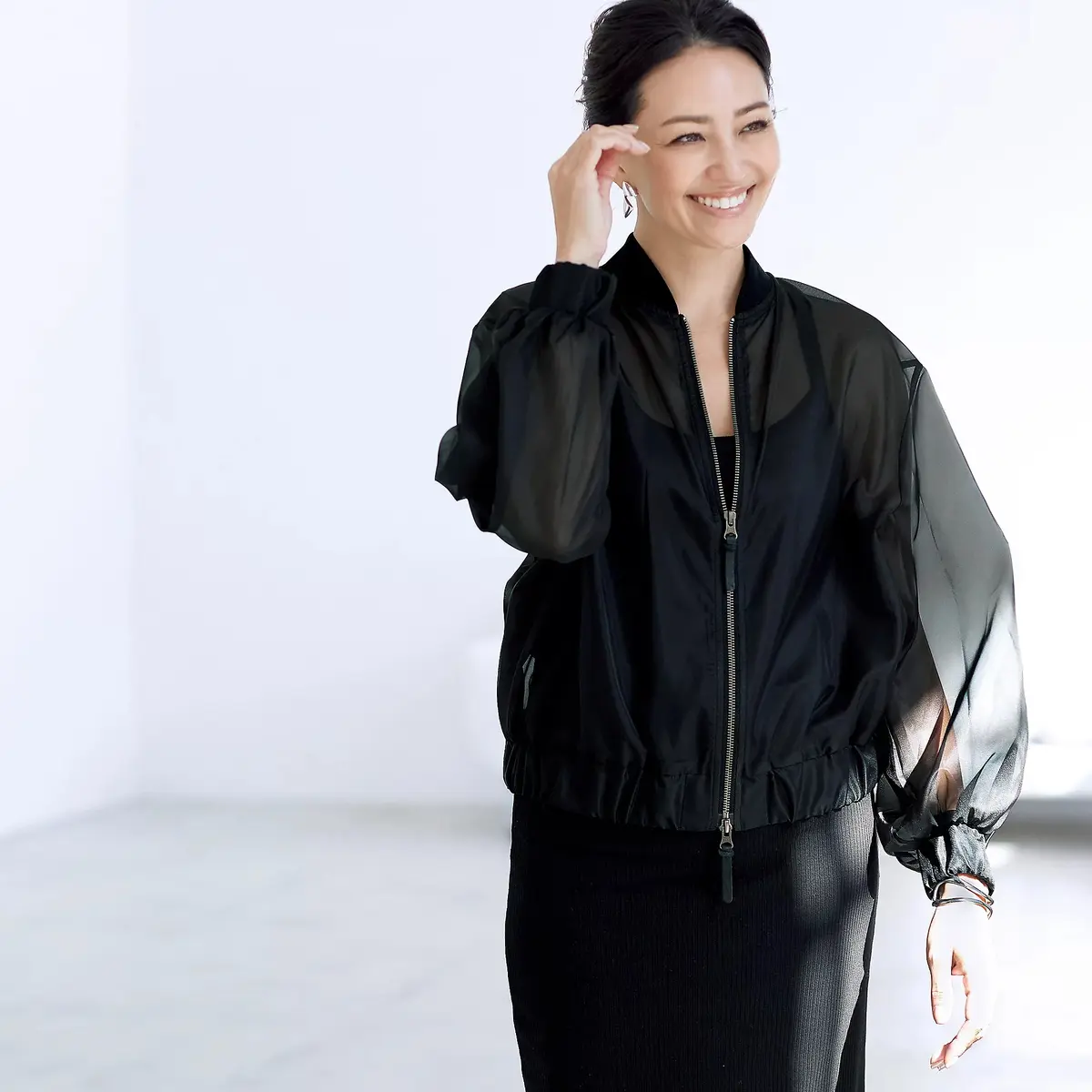 真夏のはおりものは、シアーで辛口が大人のの画像_1