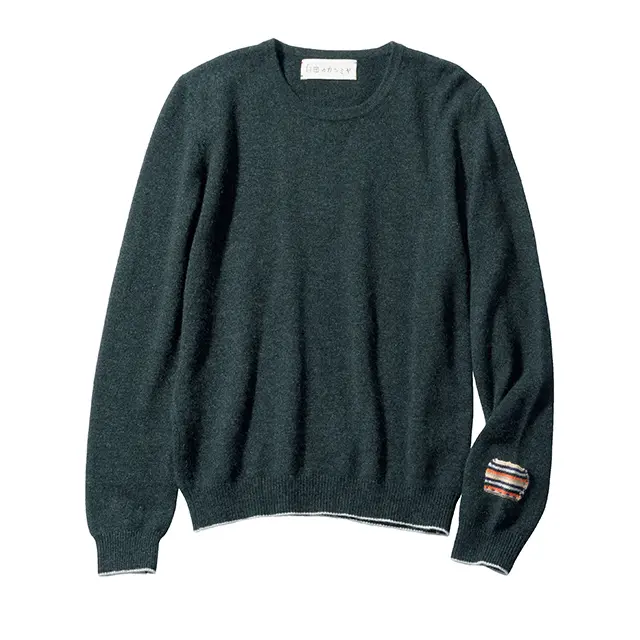 「白田のカシミヤ」のニット 