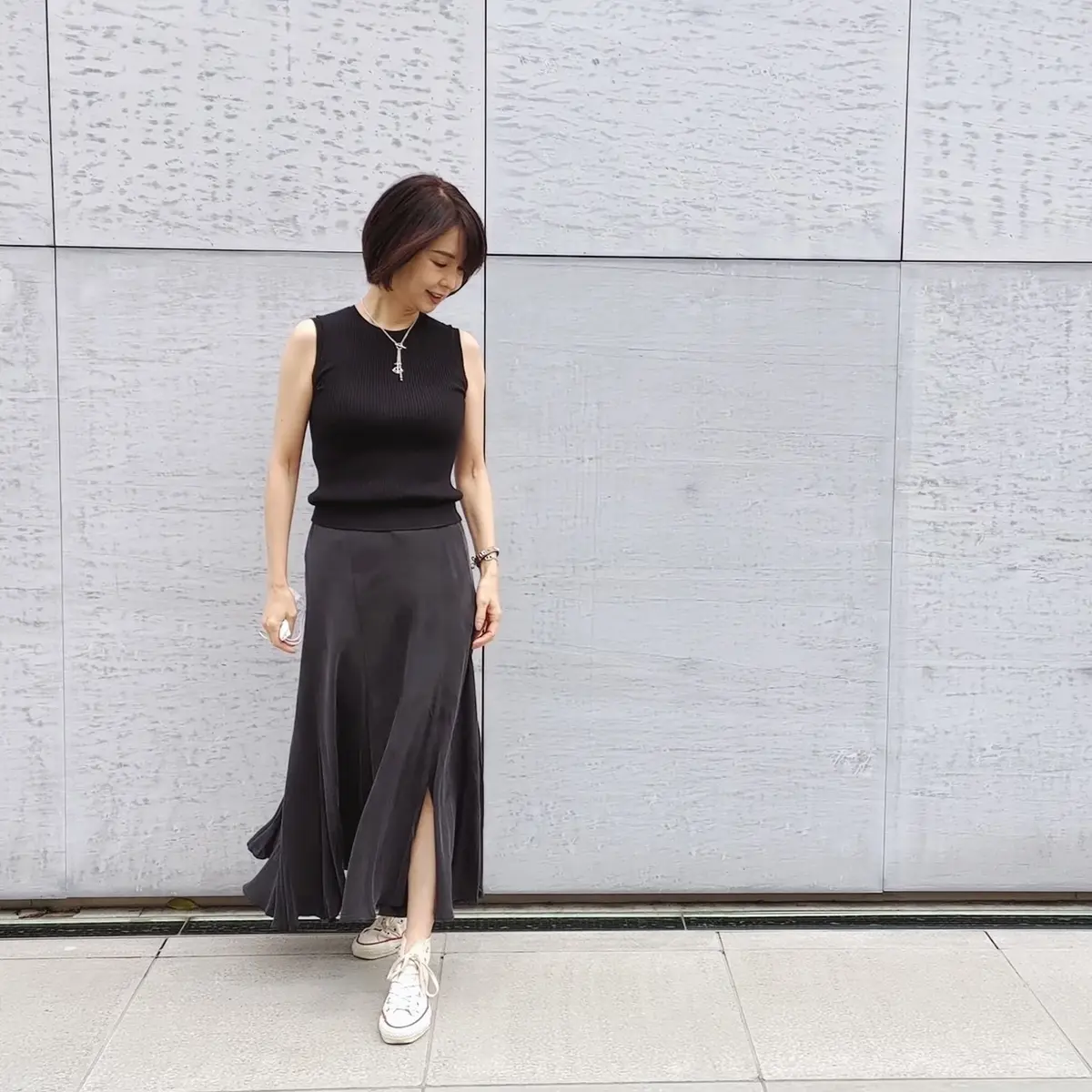 今年初のノースリーブ