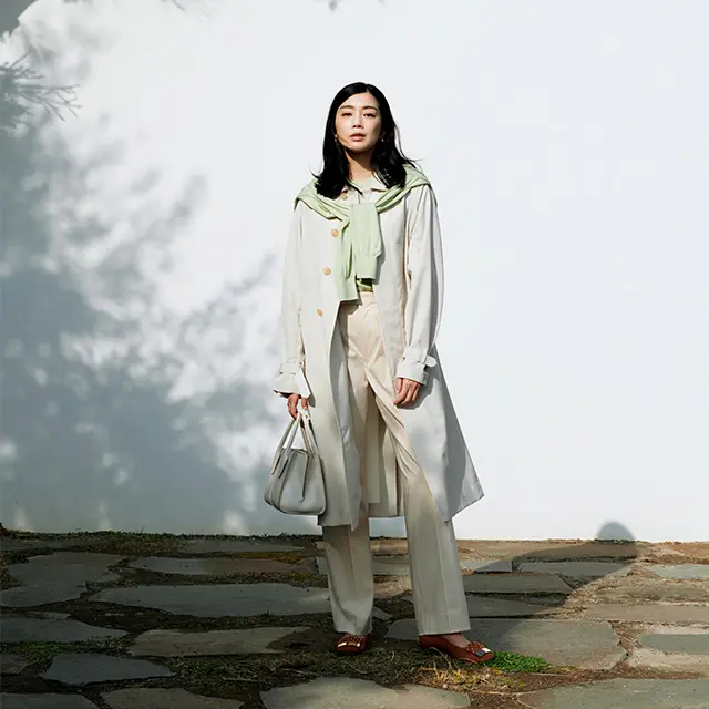 ワイドテーパードと ステンカラーの新鮮I バランス