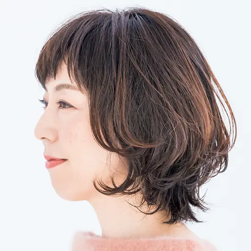 動きのある外ハネボブのサイド