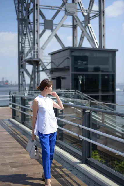 ブルーパンツで横浜新名所マリンタワーへ♡の画像_8