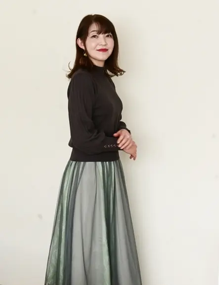 50代のフェミニンコーデ