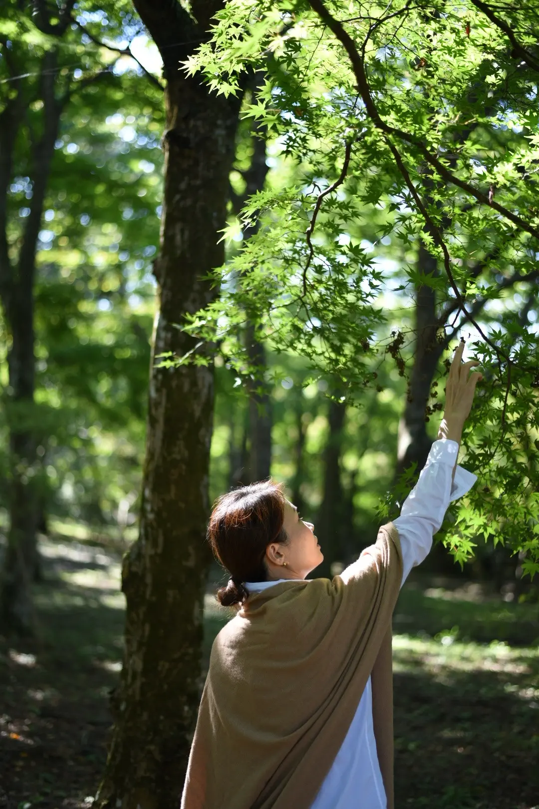 ニットポンチョで紅葉前の箱根への画像_5
