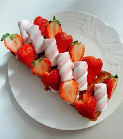 いちご好きが、作ったパウンドケーキ＆ウエの画像_4