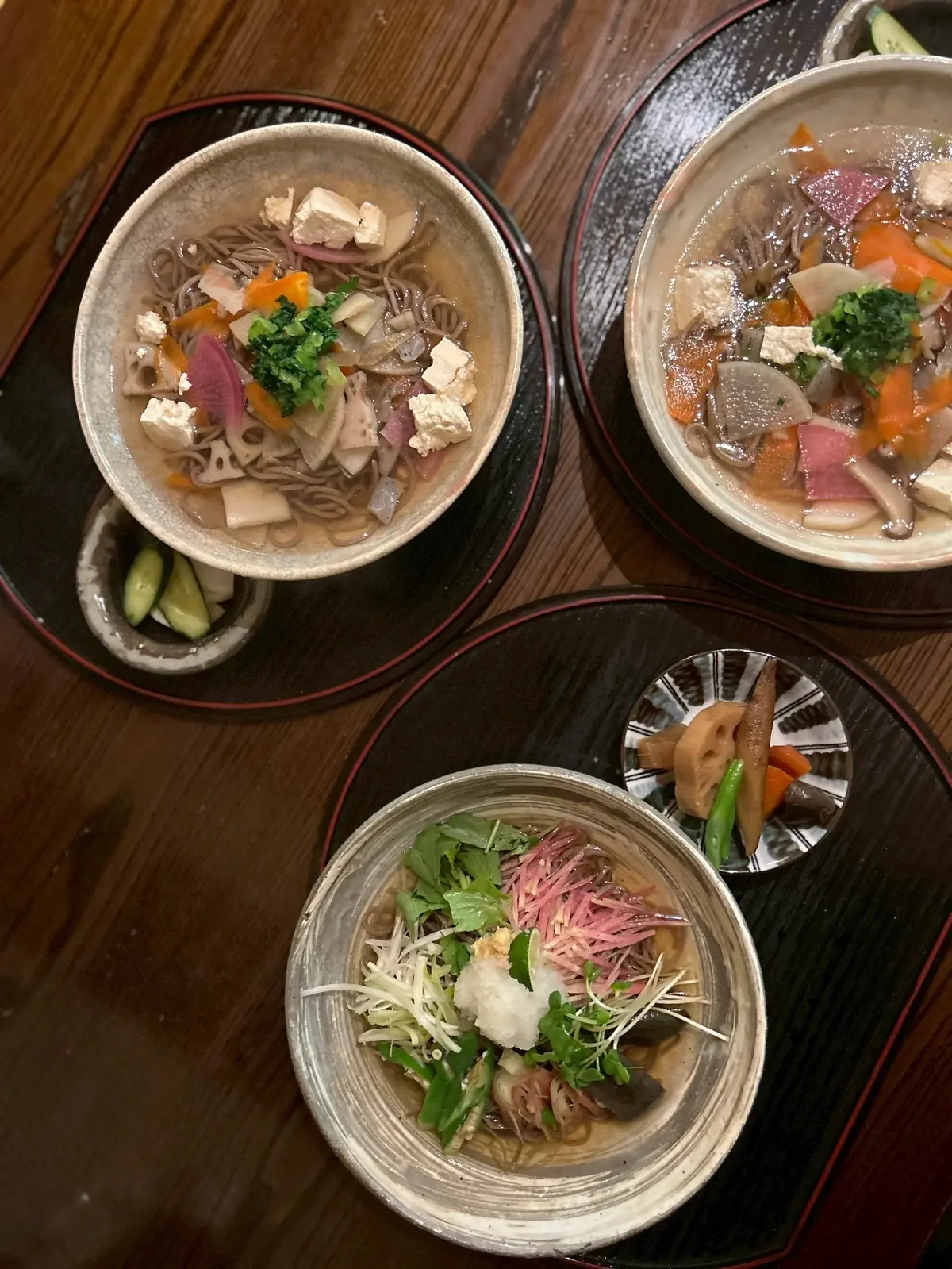 天心庵の名物　けんちんそば