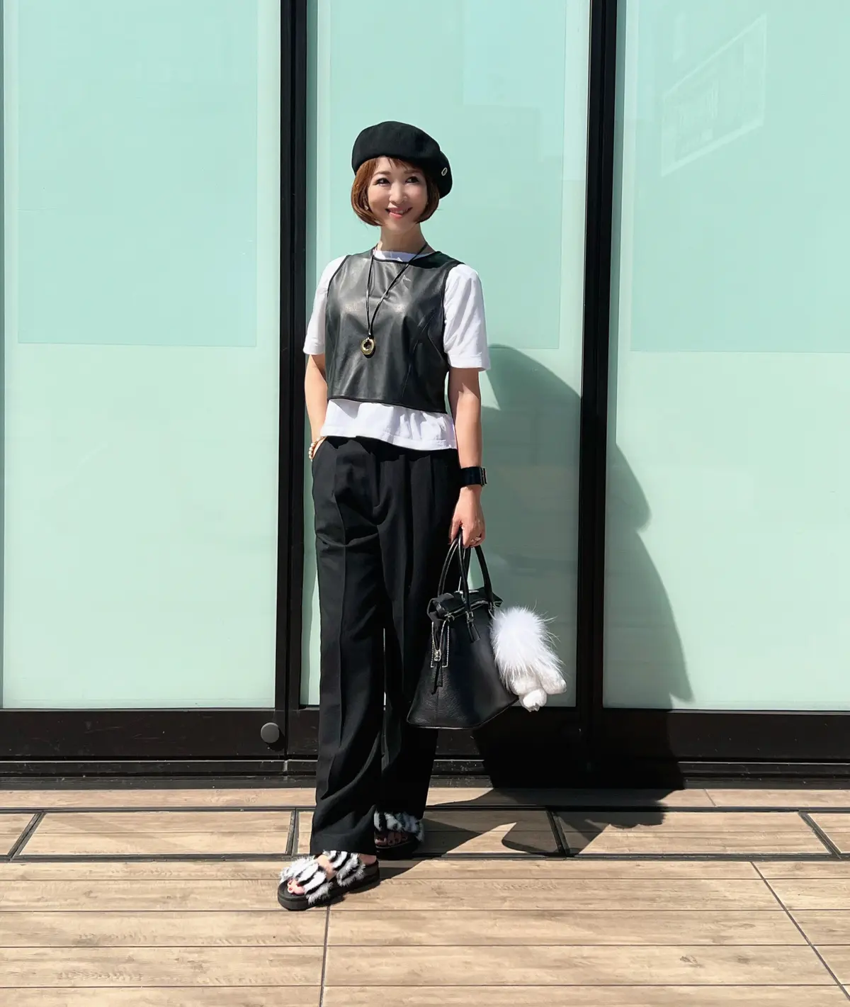 暑秋に大活躍のユニクロT＆ジレコーデ2選の画像_11