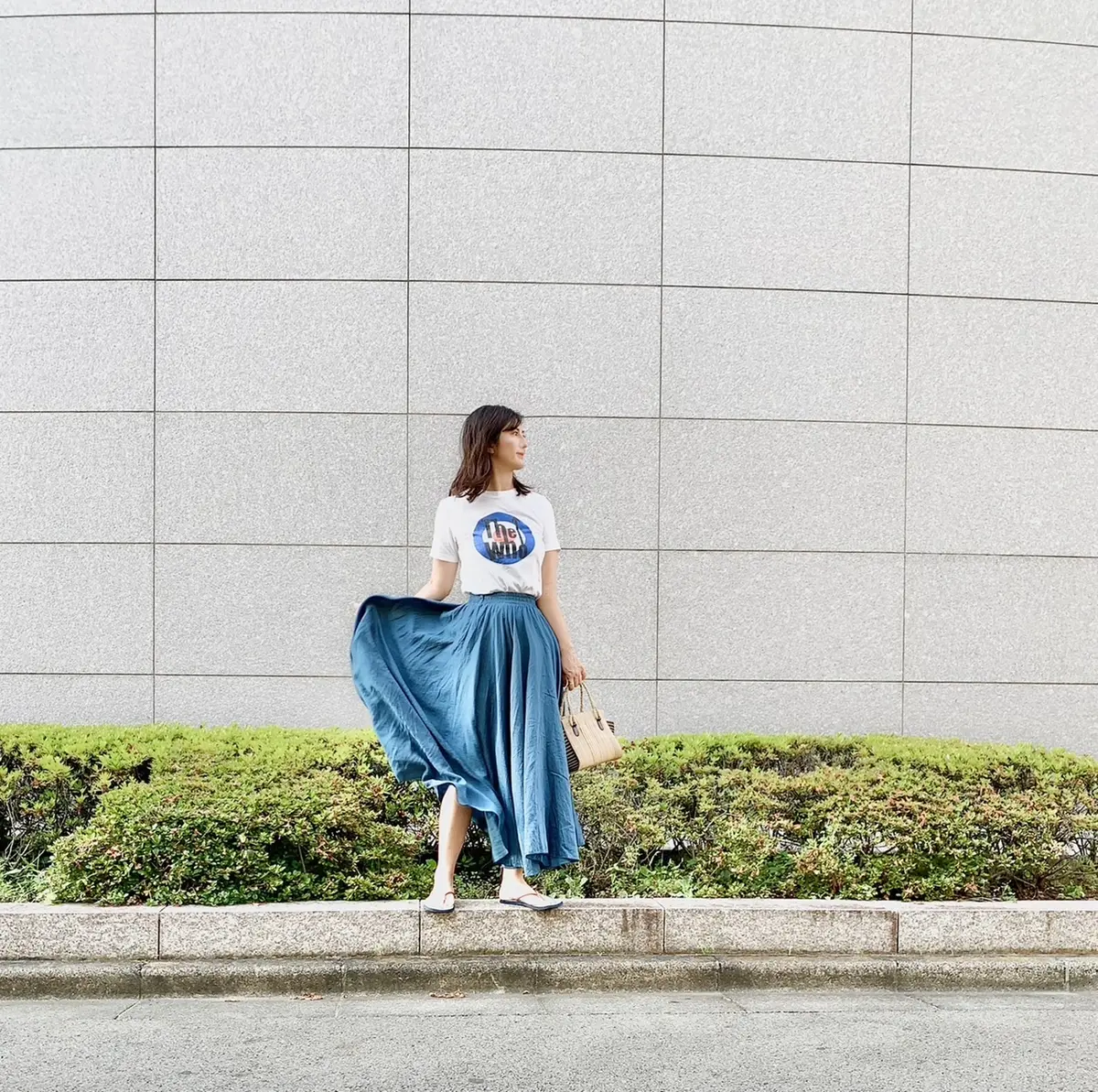 GU Tシャツで夏コーデの画像_1