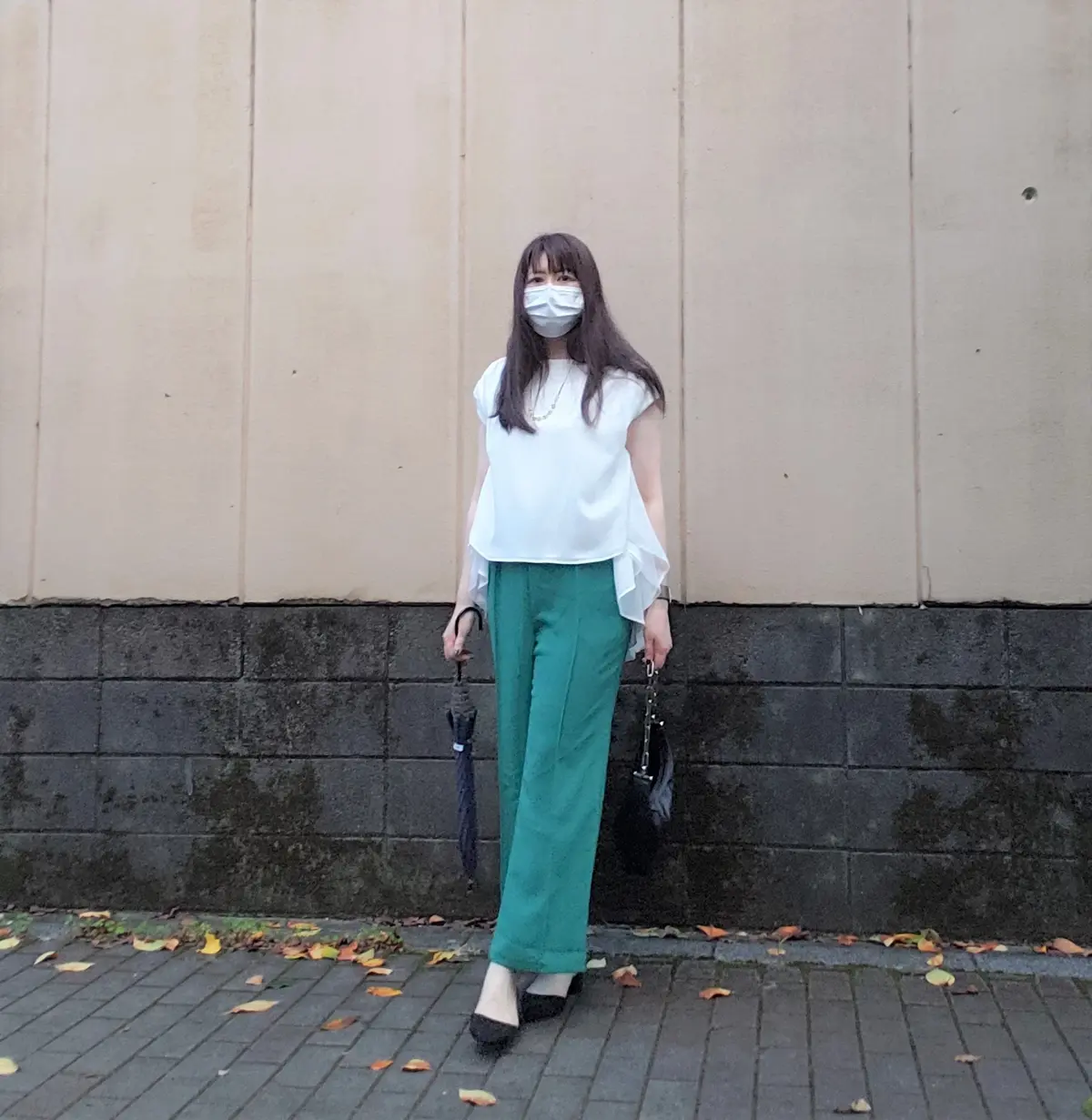 レプシム　ピンタックパンツ