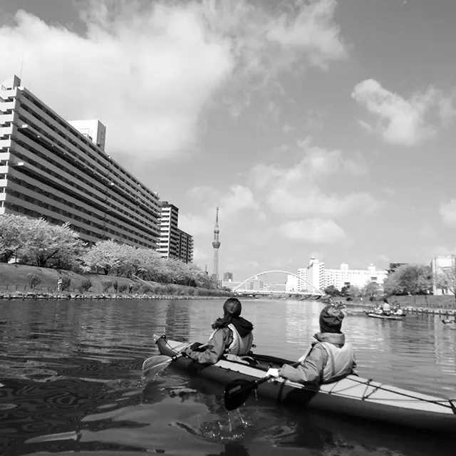 スカイツリーを眺めながらのサンセットツーリングも