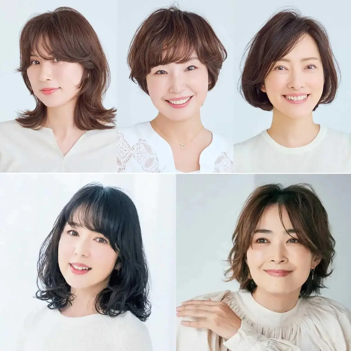 【50代に人気のヘアスタイル・髪型カタログ】おばさんにならない！ショート・ボブ・ミディアム・ロング別ヘアスタイル