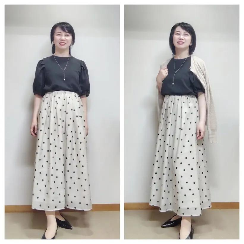 10月初旬。アラフィフ秘書お仕事毎日服の画像_5