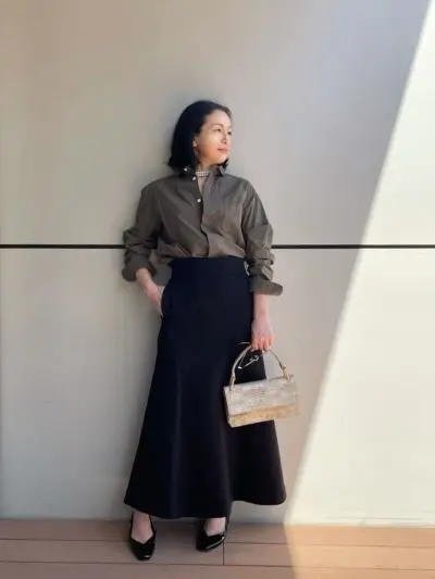 宮崎桃代×Drawing Numbers ボーイズテイストシャツ ￥27,500