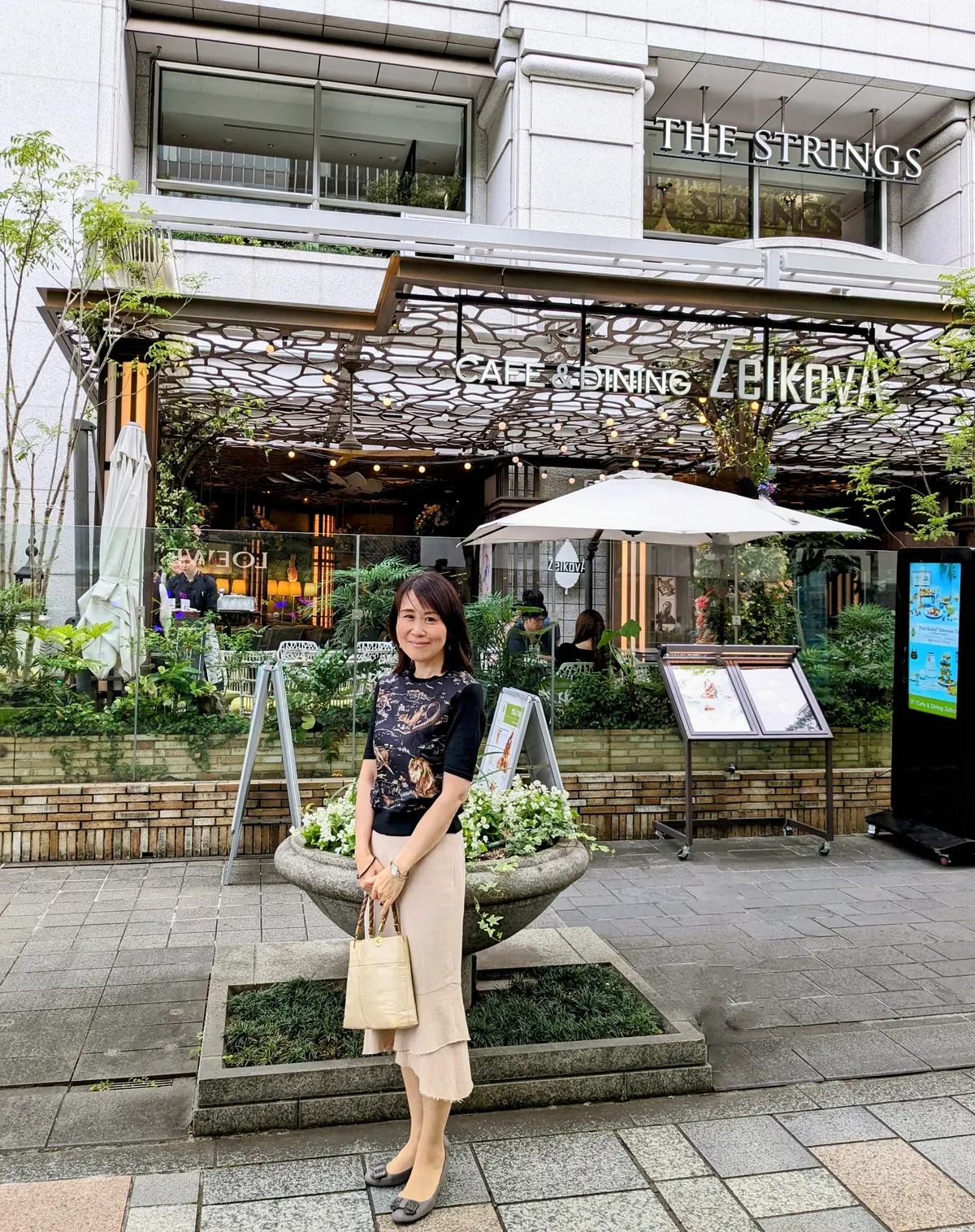 表参道の緑に囲まれた心地よいレストランでの画像_2