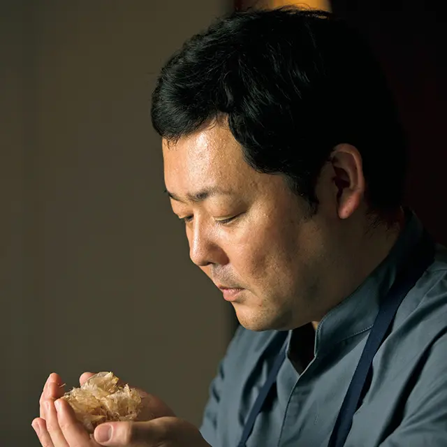 各地の食材に造詣の深い増山明弘シェフ