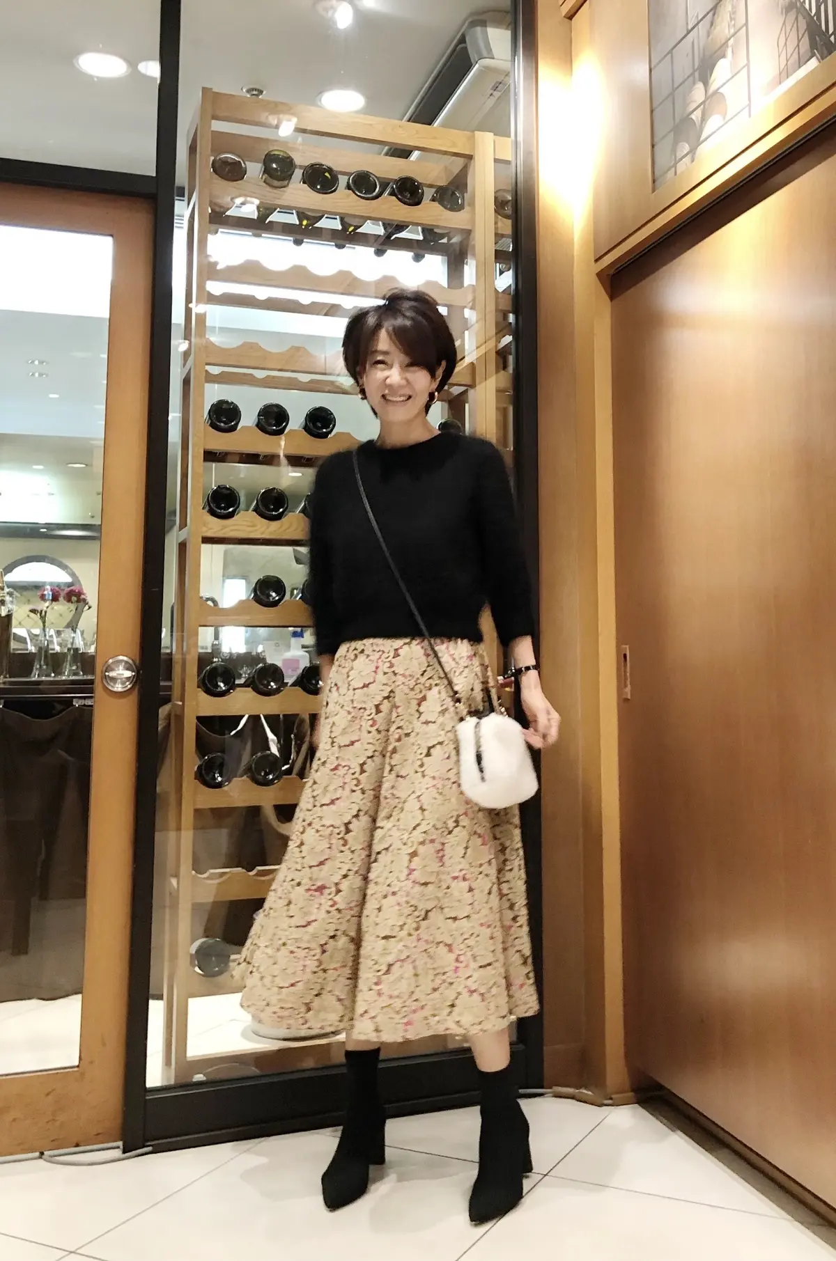 ラクして着映える華やかスカートの画像_1