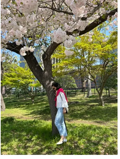 お洒落カフェでランチとお散歩で花見の画像_6