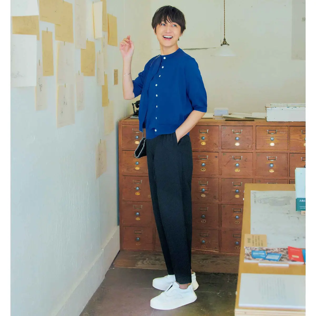 富岡佳子さんが着こなす「E by éclの画像_6