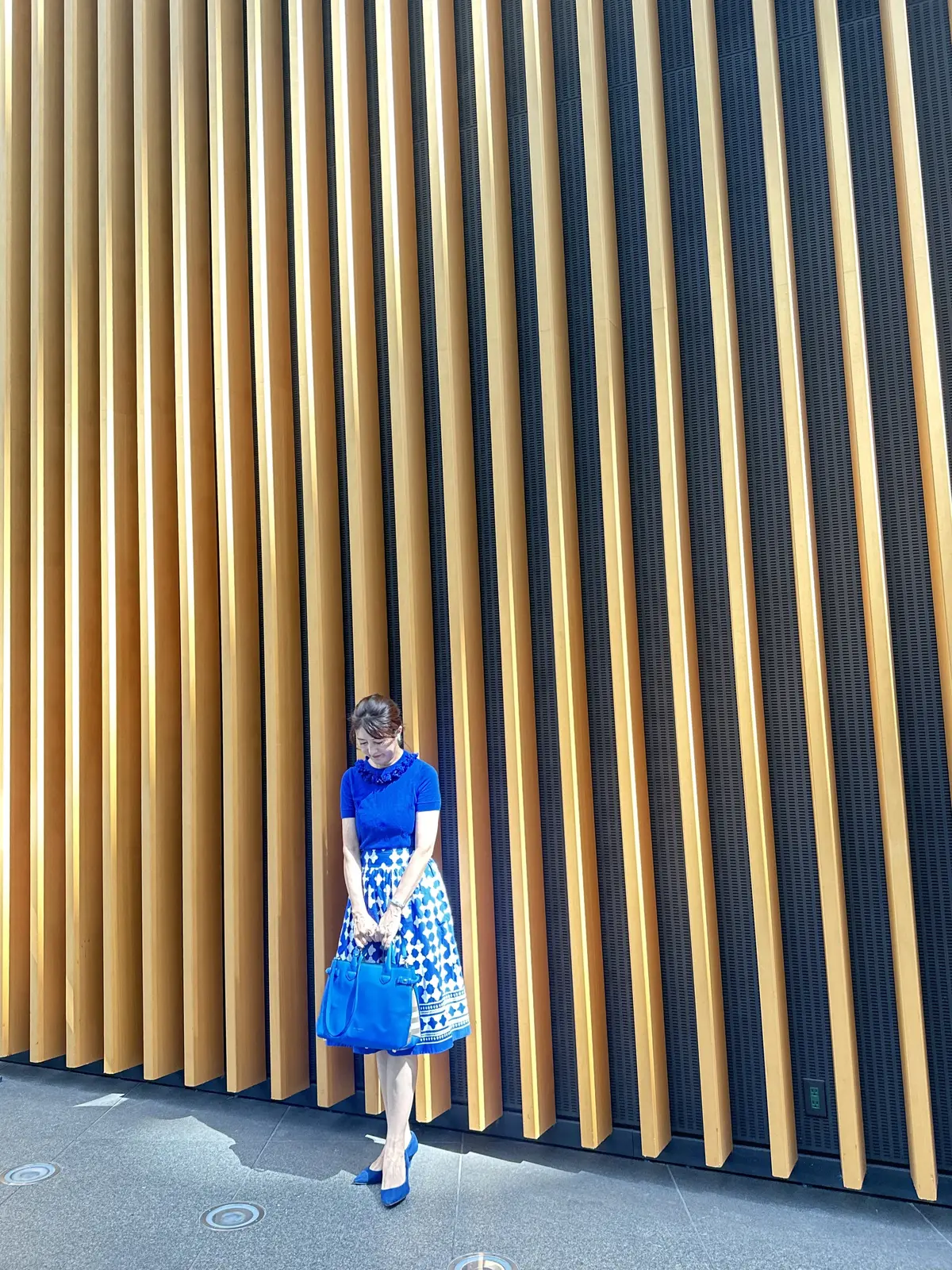 白×青コーデで楽しむ白金高輪 artisの画像_2