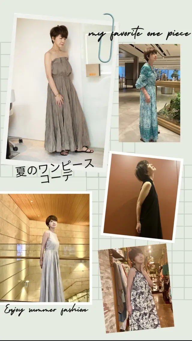夏を彩るワンピーススタイル✨の画像_1