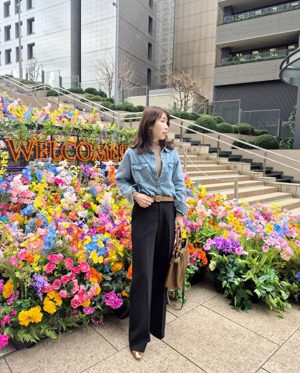 GUのデニムシャツでミッドタウン日比谷のの画像_7