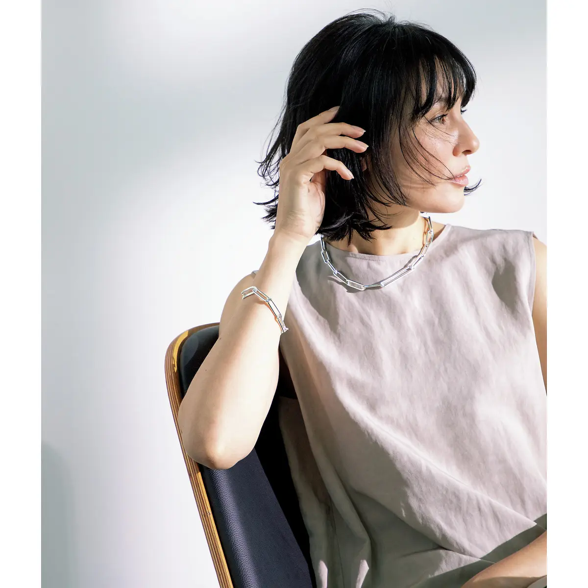 blanc iris チェーンネックレス、チェーンブレスレット