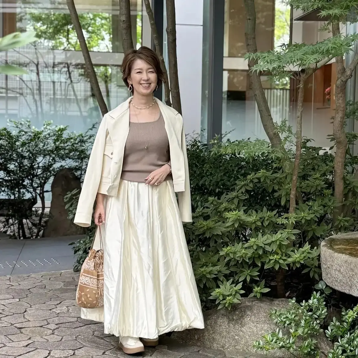 【おしゃれ好きな50代「ユニクロ・GU」コーデ】秋のおしゃれを楽しむアイテム豊富！端境期に活躍してくれるTシャツやインナーも！