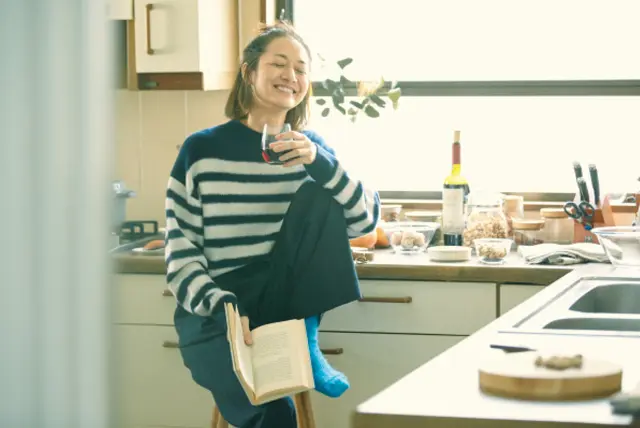 笑顔の富岡佳子