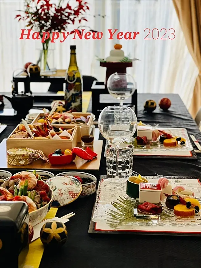 今年のお正月テーブル