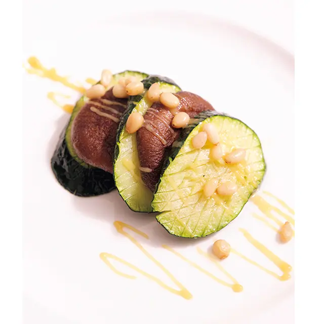 細かな隠し包丁が美しい！