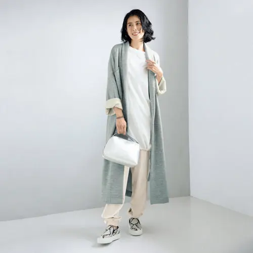 COGTHEBIGSMOKE ショールコート、ボックスレギンス