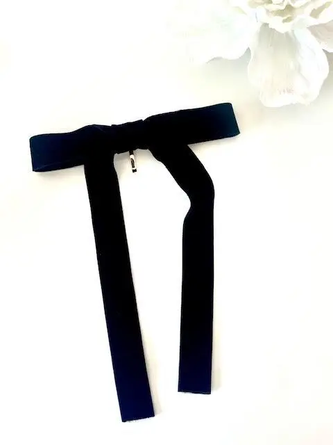 ベルベットのヘアタイ。