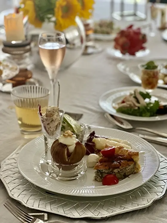 ひまわりのお花を飾って