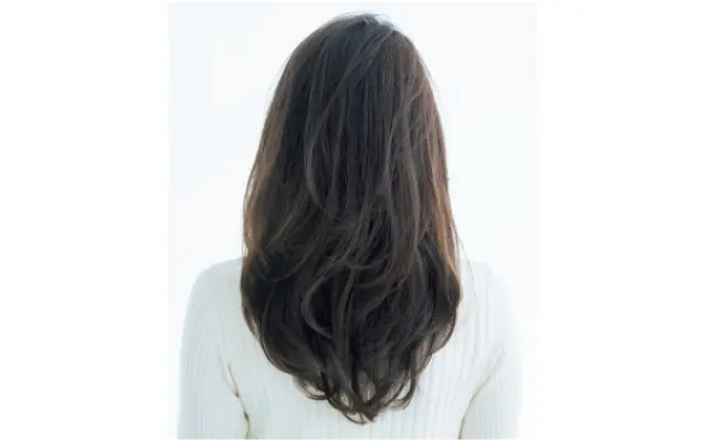 横幅出しひし形ヘアのBack