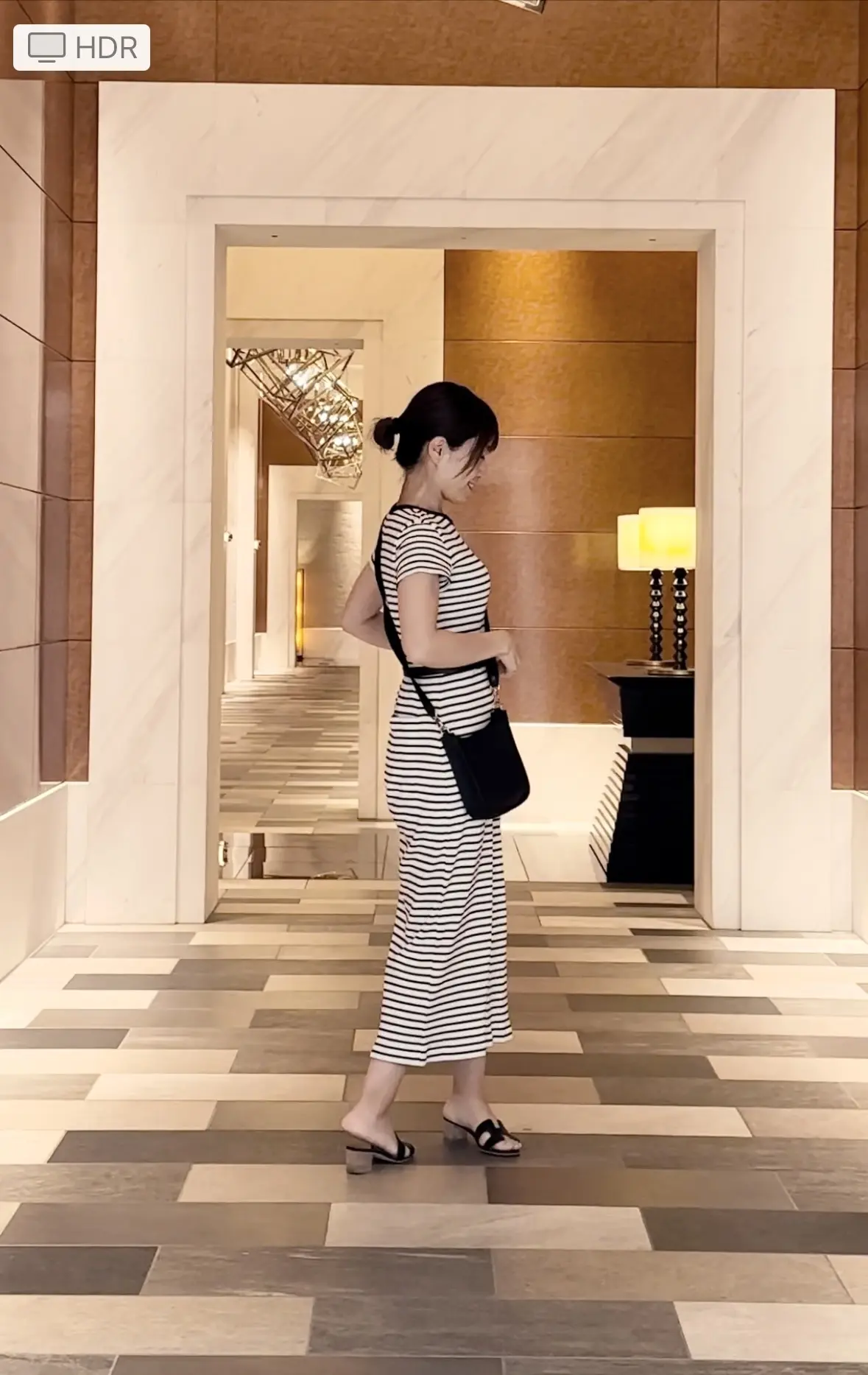 ボーダーワンピースコーデの画像_2