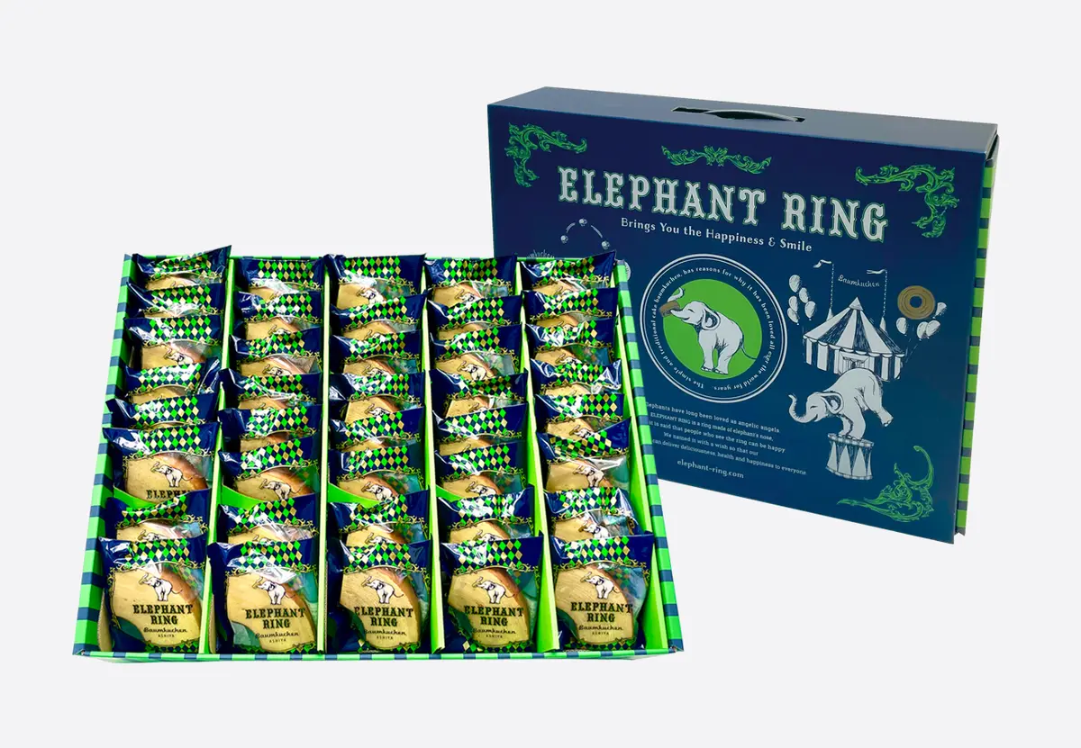 ELEPHANT RING バウムカット 社長の手みやげ 小山順子さん