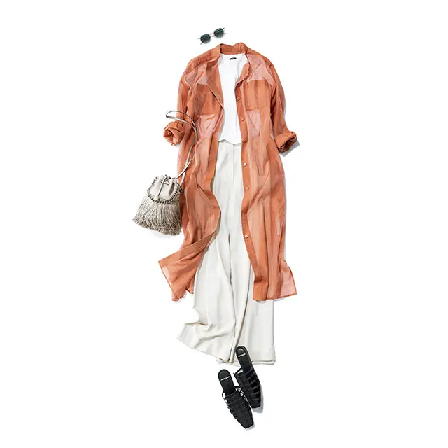 かさばらず、気のきいたおしゃれアウターとして ドライブ旅のお供にも