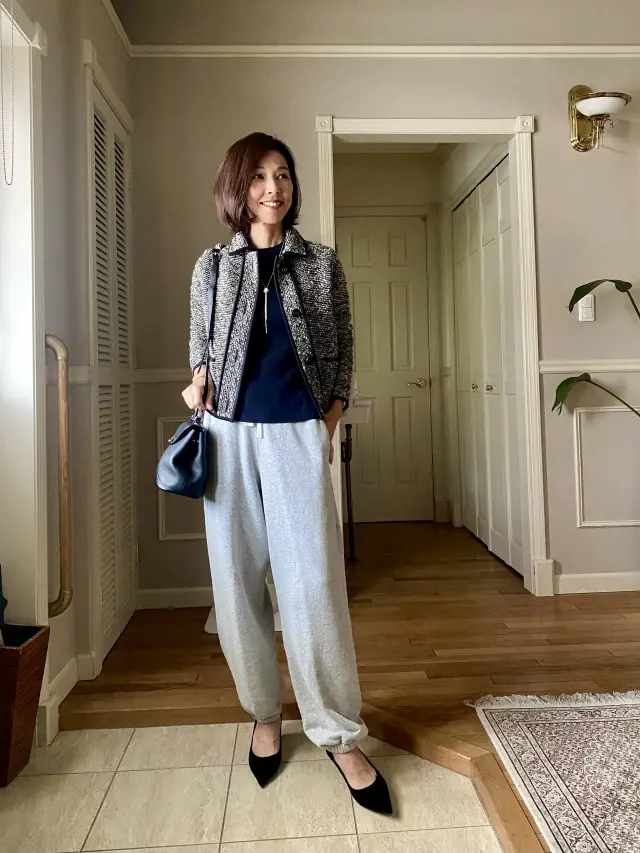 ツイードジャケットコーデの画像_3