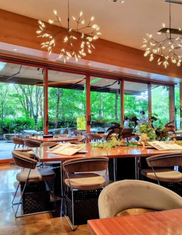 GUのワイドパンツで緑に囲まれた大手町ラの画像_1