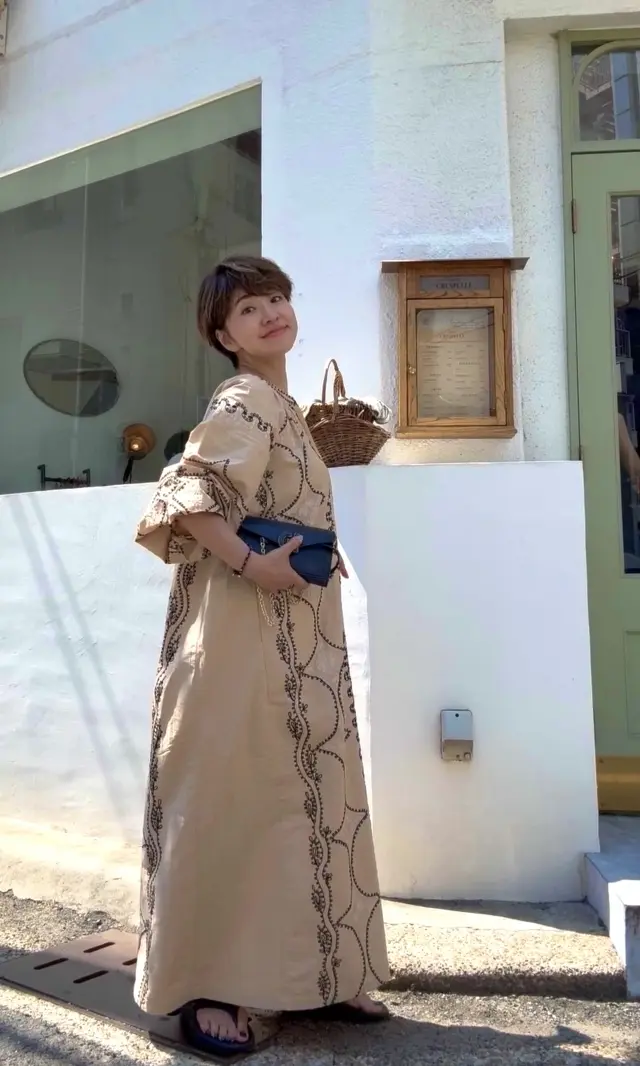 夏秋に活躍するヴィンテージ風のワンピースの画像_19