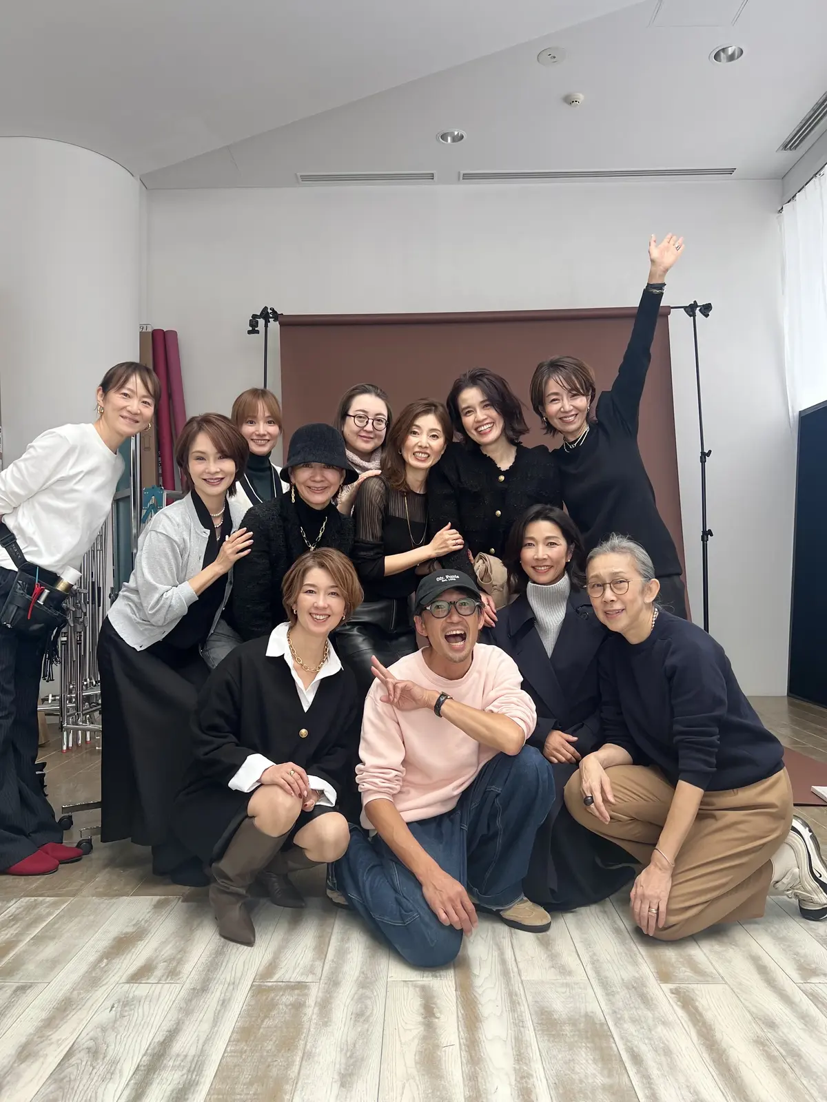 私に珍しいブラックコーデのマイベストスタの画像_7