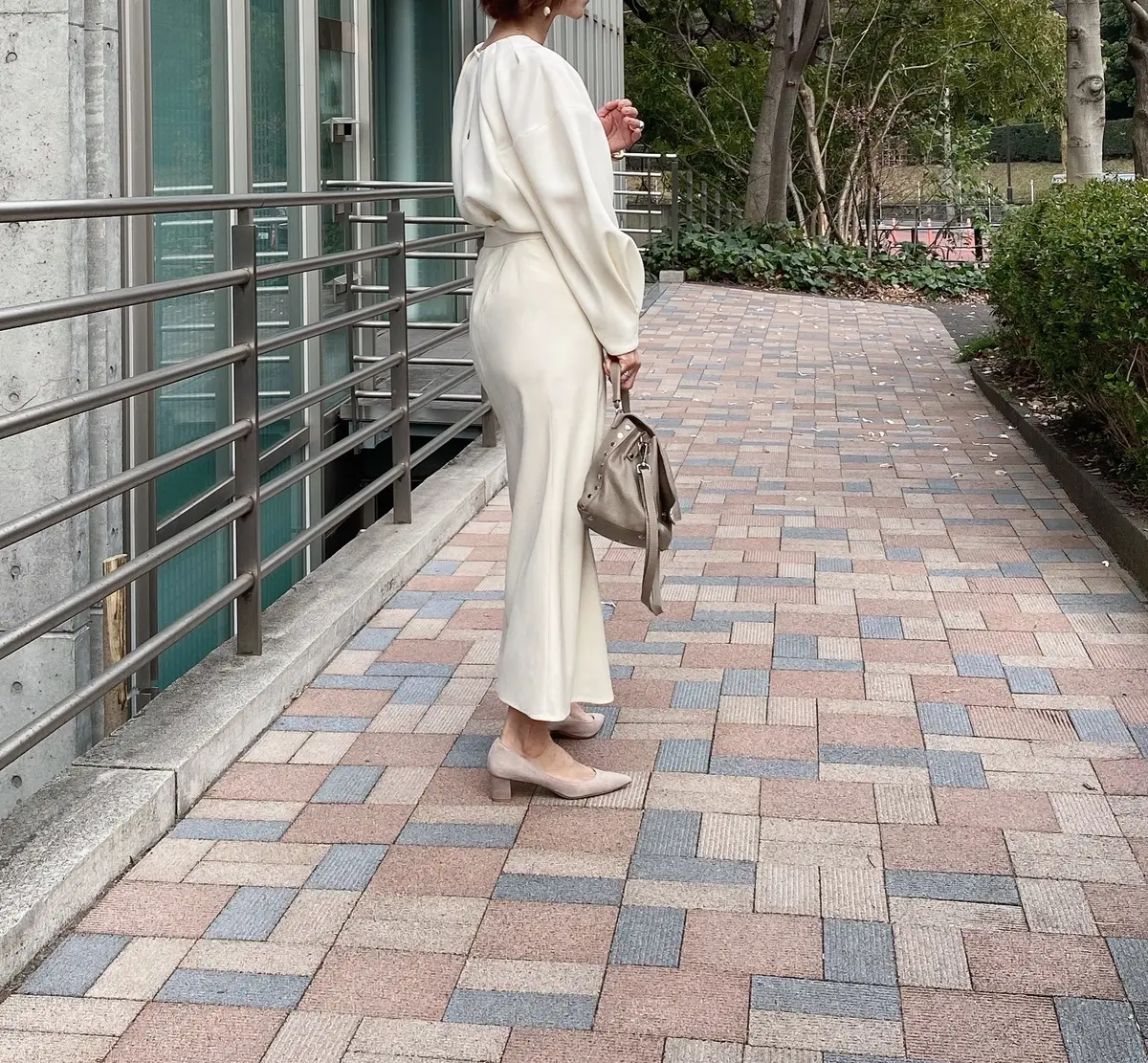 ハンサムロングスカート　〜ホワイト〜の画像_6