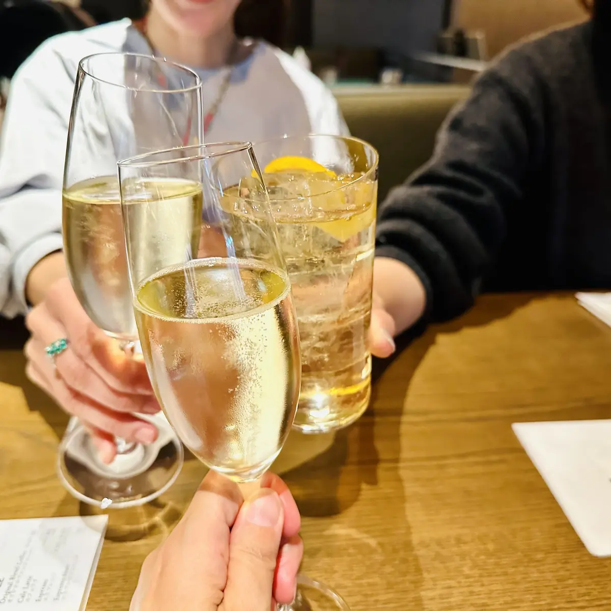 NOHGA HOTEL KIYOMIZU KYOTO　レストラン　乾杯写真